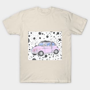 Fiat 500 - pink T-Shirt